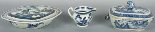 Lot of Chinese Export Blue and White China