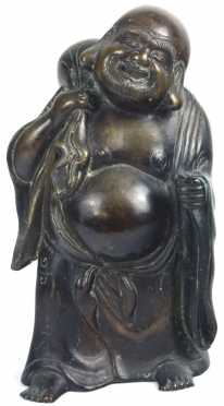Bronze Casting of the Laughing Buddha of Safe Travel