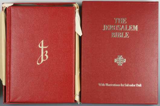 The Jerusalem Bible With Illustrations by Salvador Dali,