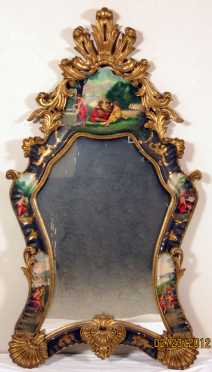 Decorated Rococo Style Mirror