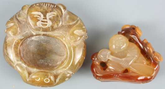 Two Miniature Jade Carvings