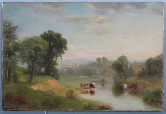 Asher Brown Durand,  oil on canvas landscape