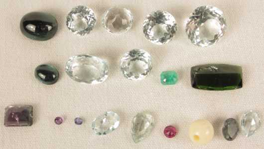 Nineteen Miscellaneous Jewelry Stones