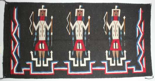 Yei Figural Navajo Blanket
