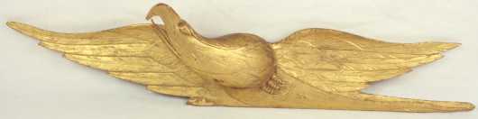 Gilded and Carved Bellamy Style Eagle
