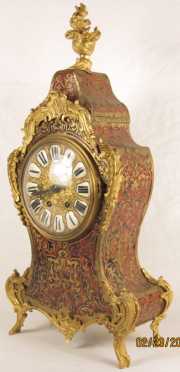 French Tortoise Shell Mantle Clock