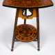C1890 Inlaid Continental Two Tier Stand