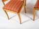Set of Six Swedish Biedermeier Maple Side Chairs
