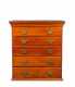 Maple Chippendale NH Five Drawer Chest - Missing Base
