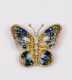 Plique Azure 14K Butterfly