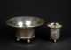 Two Swedish Sterling Silver Ball Footed Bowls