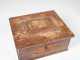 German 17th/18thC Oak Bible Box with Applied Moldings Decoration