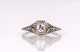 Edwardian 18K Diamond Filigree Ring