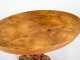 Oval Swedish Victorian Table with Fancy Veneer Top