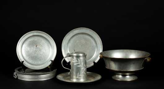 Lot of Miscellaneous Old and Vintage Pewter