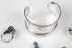 Lot of Seven Pieces Silver Jewelry