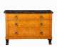 Biedermeier Style Marble Top Chest of Three Drawers