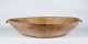 American 18th/19thC Oval Chopping Dough Bowl in Old Finish