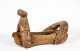 Old Western Wooden Burro's Saddle