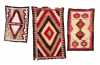 Three Navajo Scatter Size Rugs
