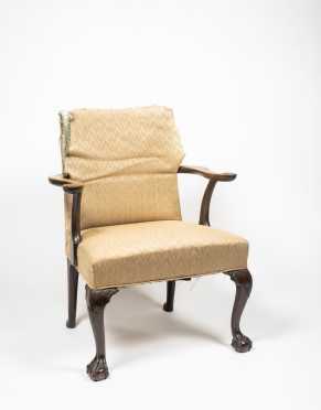 18thC American Chippendale Lolling Chair