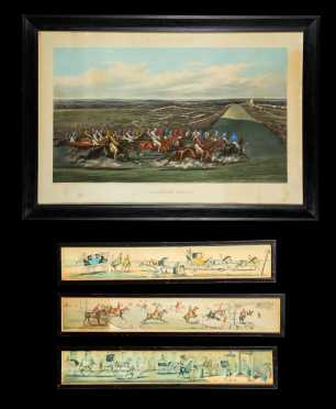 19th/20thC Lot of Four English Colored Horse Prints