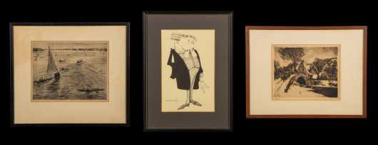 Three Signed Etchings