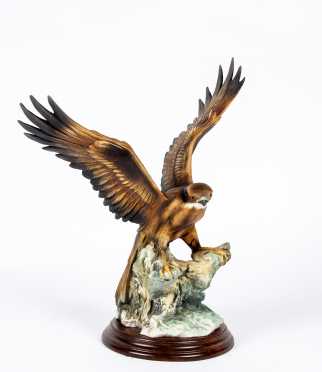 "Capodimonte" Hawk Figurine