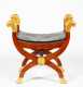 "Baker" Furniture - Vanity Seat in "Curule" Form
