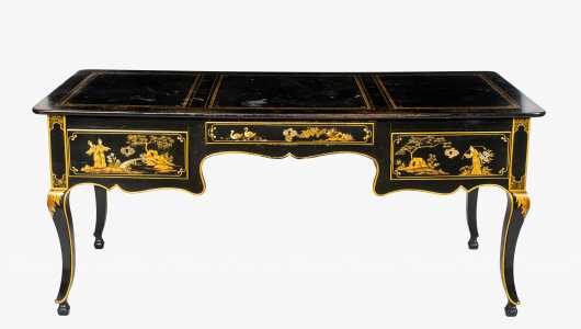Chinese Style Chinoiserie Decorated Writing Desk