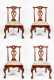 Set of Four Chippendale Style Chairs