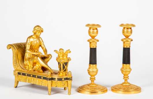 Pair of Classical Style Candle Sticks