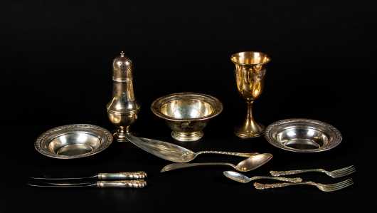 S. Kirk & Son, Wallace and Other Miscellaneous Silver Lot