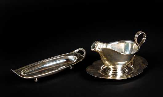 Two Sterling Silver Sauce Serving Pieces