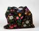 Gucci Black and Multicolor Canvas, Leather and Horsebit Shoulder Bag