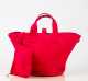 Hermes Pink Canvas Handbag