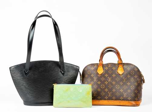 Three Louis Vuitton Handbags