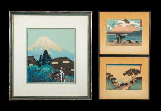 20thC "Toko Riki" and "Hiroshigi" Prints