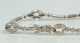 18K White Gold and Diamond Art Deco Line Bracelet