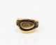 Modernist Henry Steig 14K Gold Ring