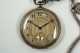 "Howard" 14K White Gold Pocket Watch with Case