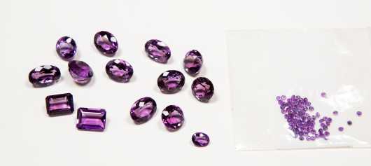 120.5 Carats of Loose Faceted Amethysts
