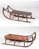 19thC Two Paint Decorated Child Sleds