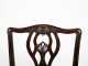 Set of Eight English Mahogany Chippendale Dining Chairs