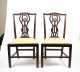 Set of Eight English Mahogany Chippendale Dining Chairs