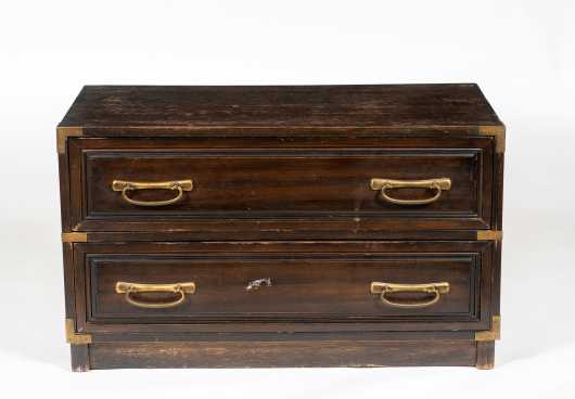 20thC Chinese Two Drawer Chest