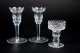 Waterford Crystal Vintage Sherberts and Three Other Crystal Candlesticks