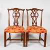 Pair of Chippendale Style Mahogany Side Chairs