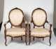 Set of Four Louis XVI Rosewood Armchairs