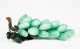 Chinese Jadeite Cluster of Green Carved Grapes